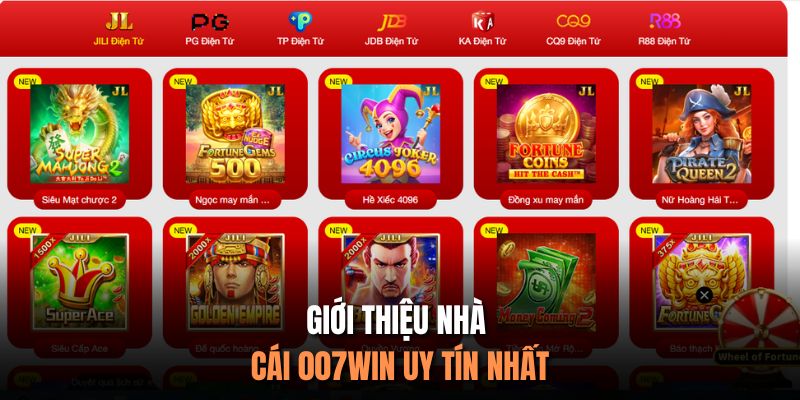 Giới thiệu nhà cái 007Win uy tín nhất
