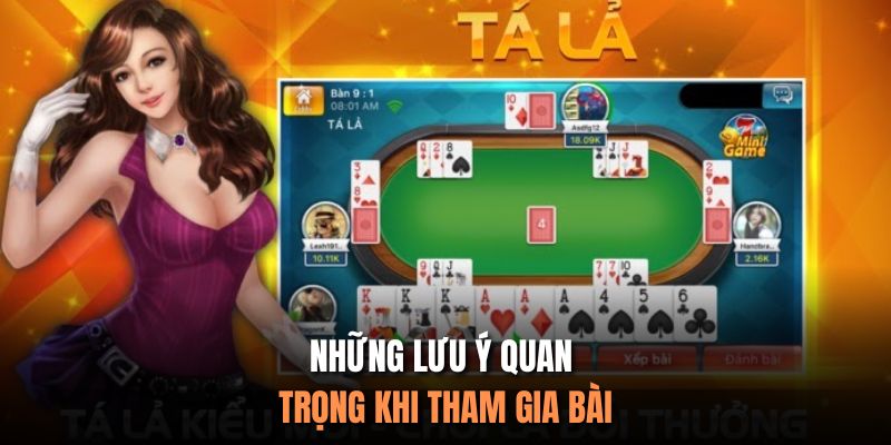 Những lưu ý quan trọng khi tham gia bài